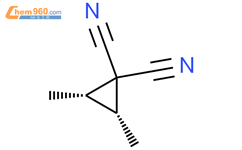 2α,3α-Dimethyl-1,1-cyclopropanedicarbonitrile结构式图片|6904-11-6结构式图片