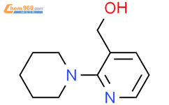 2-哌啶基吡啶-3-甲醇结构式图片|690632-84-9结构式图片