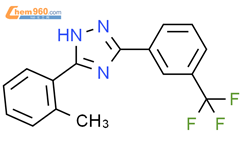 5-(2-methylphenyl)-3-[3-(trifluoromethyl)phenyl]-1H-1,2,4-triazole结构式图片|69095-77-8结构式图片