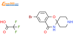 6-溴-4-氧-3,4-二氢螺环[(2H)-苯并(E)[1,3!恶嗪-2,4'-哌啶三氟-结构式图片|691868-46-9结构式图片