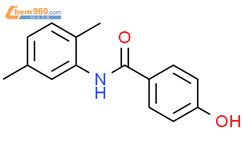 N-（2,5-二甲基苯基）-4-羟基苯甲酰胺结构式图片|692745-50-9结构式图片