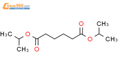 二异丙基己二酸酯结构式图片|6938-94-9结构式图片
