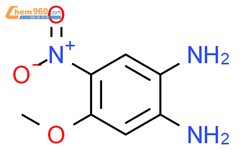 4-甲氧基-5-硝基苯-1,2-二胺结构式图片|69399-59-3结构式图片