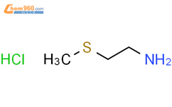 2-(硫代甲基)乙胺盐酸盐结构式图片|6950-53-4结构式图片