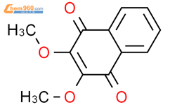 2,3-二甲氧基-1,4-萘醌结构式图片|6956-96-3结构式图片