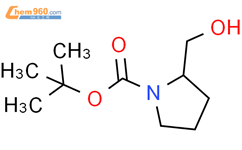BOC-L-脯氨醇结构式图片|69610-40-8结构式图片