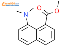 1-Naphthalenecarboxylic acid, 8-(dimethylamino)-, methyl ester结构式图片|69674-55-1结构式图片