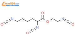 2-异氰酸基乙基 2,6-二异氰酸基己酸酯结构式图片|69878-18-8结构式图片