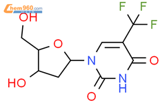 三氟尿苷结构式图片|70-00-8结构式图片