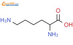 DL-赖氨酸结构式图片|70-54-2结构式图片