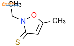 3(2H)-Isoxazolethione, 2-ethyl-5-methyl-结构式图片|70000-81-6结构式图片