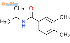 3,4-dimethyl-N-(propan-2-yl)benzamide结构式图片|70001-43-3结构式图片