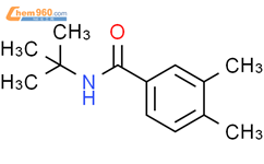 Benzamide, N-(1,1-dimethylethyl)-3,4-dimethyl-结构式图片|70001-48-8结构式图片
