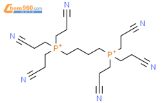 Tris(2-cyanoethyl)-[4-[tris(2-cyanoethyl)phosphaniumyl]butyl]phosphanium;bromide结构式图片|70002-74-3结构式图片