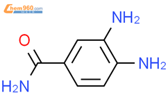 3,4-二氨基苯甲酰胺结构式图片|7005-37-0结构式图片