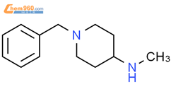 1-苄基-4-甲氨基哌啶结构式图片|7006-50-0结构式图片
