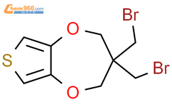 3,3-双(溴甲基)-2,4-二氢噻并[3,4-B][1,4]二氧杂环庚烯结构式图片|701209-98-5结构式图片
