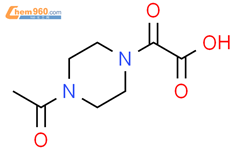 2-(4-乙酰哌嗪-1-基)-2-氧代乙酸结构式图片|701290-63-3结构式图片