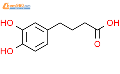 4-(3,4-二羟基苯基)丁酸结构式图片|70217-89-9结构式图片