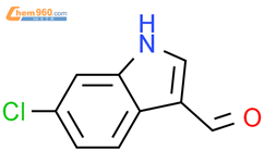 6-氯吲哚-3-甲醛结构式图片|703-82-2结构式图片