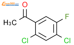 2,4-二氯-5-氟苯乙酮结构式图片|704-10-9结构式图片