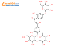 染料木素-7-O-β-D-葡萄糖苷-4’-O-[α-L-鼠李糖基-（1-2）-β-D-葡萄糖苷]