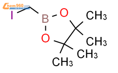 碘甲基硼酸频哪醇酯结构式图片|70557-99-2结构式图片