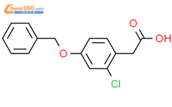 2-(4-(苄氧基)-2-氯苯基)乙酸结构式图片|70757-43-6结构式图片