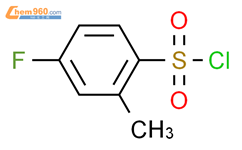 4-氟-2-甲基苯磺酰氯结构式图片|7079-48-3结构式图片