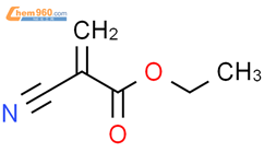 氰基丙烯酸乙酯结构式图片|7085-85-0结构式图片