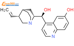 (9S)-奎宁-6',9-二醇结构式图片|70877-75-7结构式图片