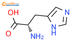 L-组氨酸结构式图片|71-00-1结构式图片