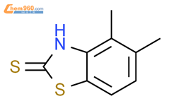 (9ci)-4,5-二甲基-2(3H)-苯并噻唑硫酮结构式图片|71216-19-8结构式图片