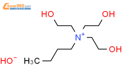 1-Butanaminium,N,N,N-tris(2-hydroxyethyl)-, hydroxide (1:1)结构式图片|71436-89-0结构式图片