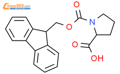 芴甲氧羰基-L-脯氨酸结构式图片|71989-31-6结构式图片