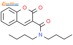 N,N-dibutyl-2-oxochromene-3-carboxamide结构式图片|71999-36-5结构式图片