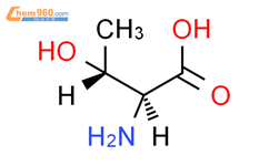 L-苏氨酸结构式图片|72-19-5结构式图片