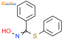 Benzenecarboximidothioic acid, N-hydroxy-, phenyl ester结构式图片|720-57-0结构式图片