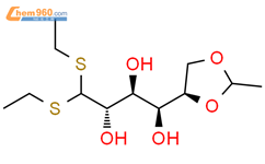 D-Mannose, 5,6-O-ethylidene-, diethyl dithioacetal (9CI)结构式图片|72150-28-8结构式图片
