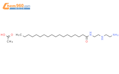 Octadecanamide, N-(2-((2-aminoethyl)amino)ethyl)-, monoacetate结构式图片|72175-32-7结构式图片
