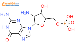 5’-鸟苷酸，2’-氨基-2’-脱氧-结构式图片|72189-87-8结构式图片