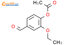 3-乙氧基-4-乙酰氧基苯甲醛结构式图片|72207-94-4结构式图片