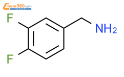 3,4-二氟苄胺结构式图片|72235-53-1结构式图片