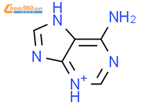 7H-purin-3-ium-6-amine结构式图片|7224-92-2结构式图片