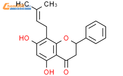 8-异戊烯基-rac-pinocembrin结构式图片|72247-82-6结构式图片