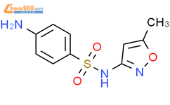 磺胺甲恶唑结构式图片|723-46-6结构式图片