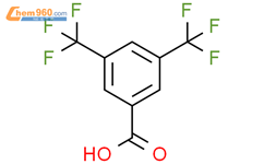 3,5-双三氟甲基苯甲酸结构式图片|725-89-3结构式图片