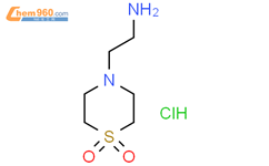 硫代吗啉-4-(2-氨基乙基)-1,1-二氧化 盐酸盐结构式图片|725234-30-0结构式图片