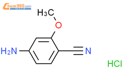 4-氨基-2-甲氧基苄腈 盐酸盐结构式图片|725723-63-7结构式图片