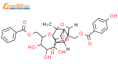 苯甲酰氧化芍药苷结构式图片|72896-40-3结构式图片